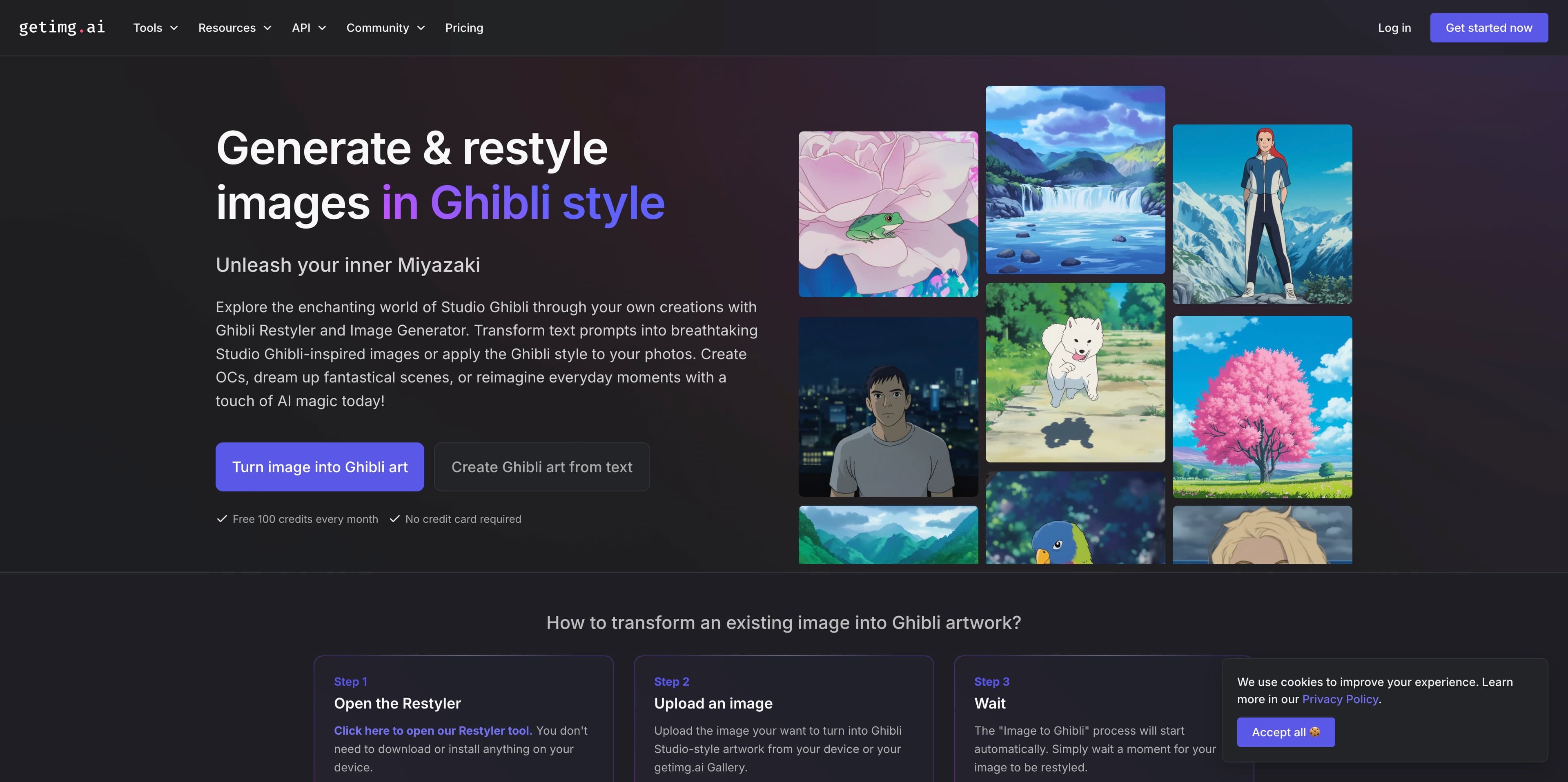 AI Ghibli Style Generator